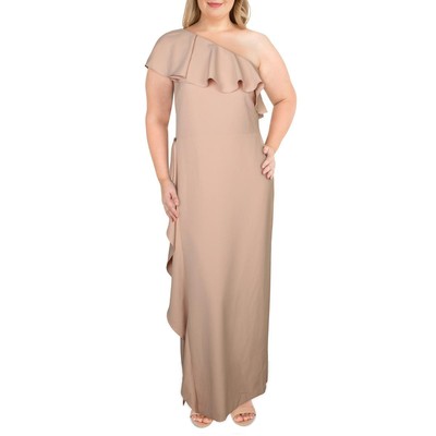 Lauren Ralph Lauren Женское вечернее платье Maxxiena с розовой драпировкой 8 BHFO 9886