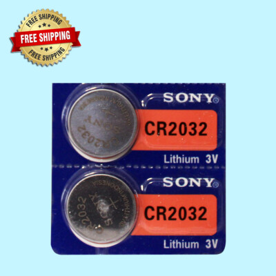 Sony CR2032 Lithium 3V Watch Battery (Exp 10/2032 )  2Pc