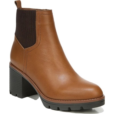 Naturalizer Womens Verney Brown Ankle Boots Shoes 10.5 Medium (B,M) BHFO 5890