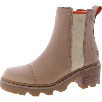 Sorel Womens JOAN NOW CHELSEA Кожаные повседневные ботинки Челси Boots BHFO 9066