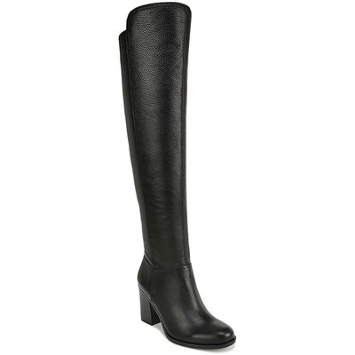 Женские сапоги до колена Naturalizer Kyrie черного цвета шириной 11 см (C, D, W) BHFO 0177