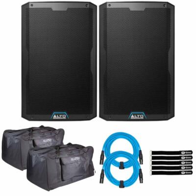 Alto Pro TS415 15'' 2-Way Powered Active DJ PA Speaker w Bluetooth Pair & Bags