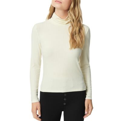 

Женская рубашка Joes Jeans Harriette цвета слоновой кости в рубчик с водолазкой  BHFO 1442, Pristene
