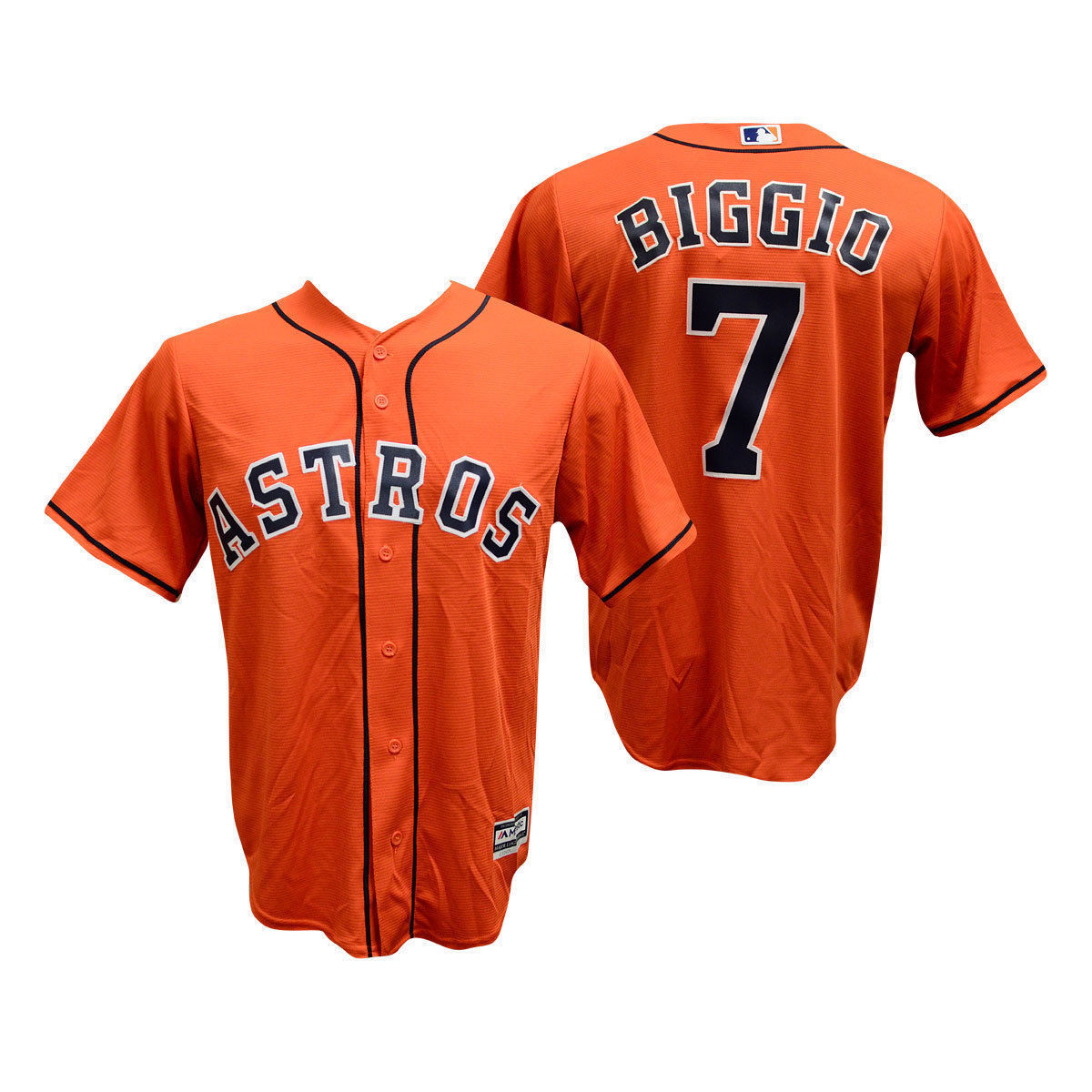 Craig Biggio Houston Astros Orange Majestic Cooperstown Cool Base
