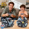 INSOON Robot Building Toy with Lights, 5 in 1 Robotic Building Set with APP and Remote Control, RC Tech Tracked Tank Car Fighter Jet Model Kit 795 PCS, Educational Gift for Kids Boys Girls Ages 14+