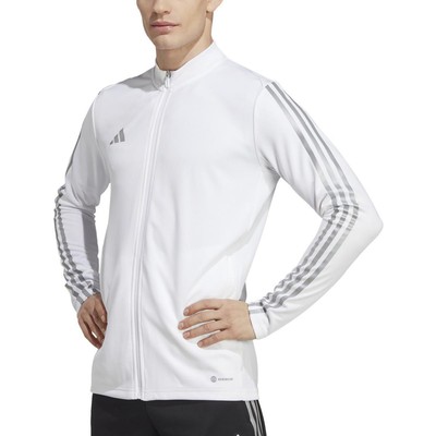 Мужская спортивная куртка Adidas с белым металлическим принтом Athletic S BHFO 1452