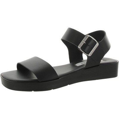 Steve Madden / женские черные босоножки на танкетке Keenan 7 среднего размера (B,M) BHFO 3279