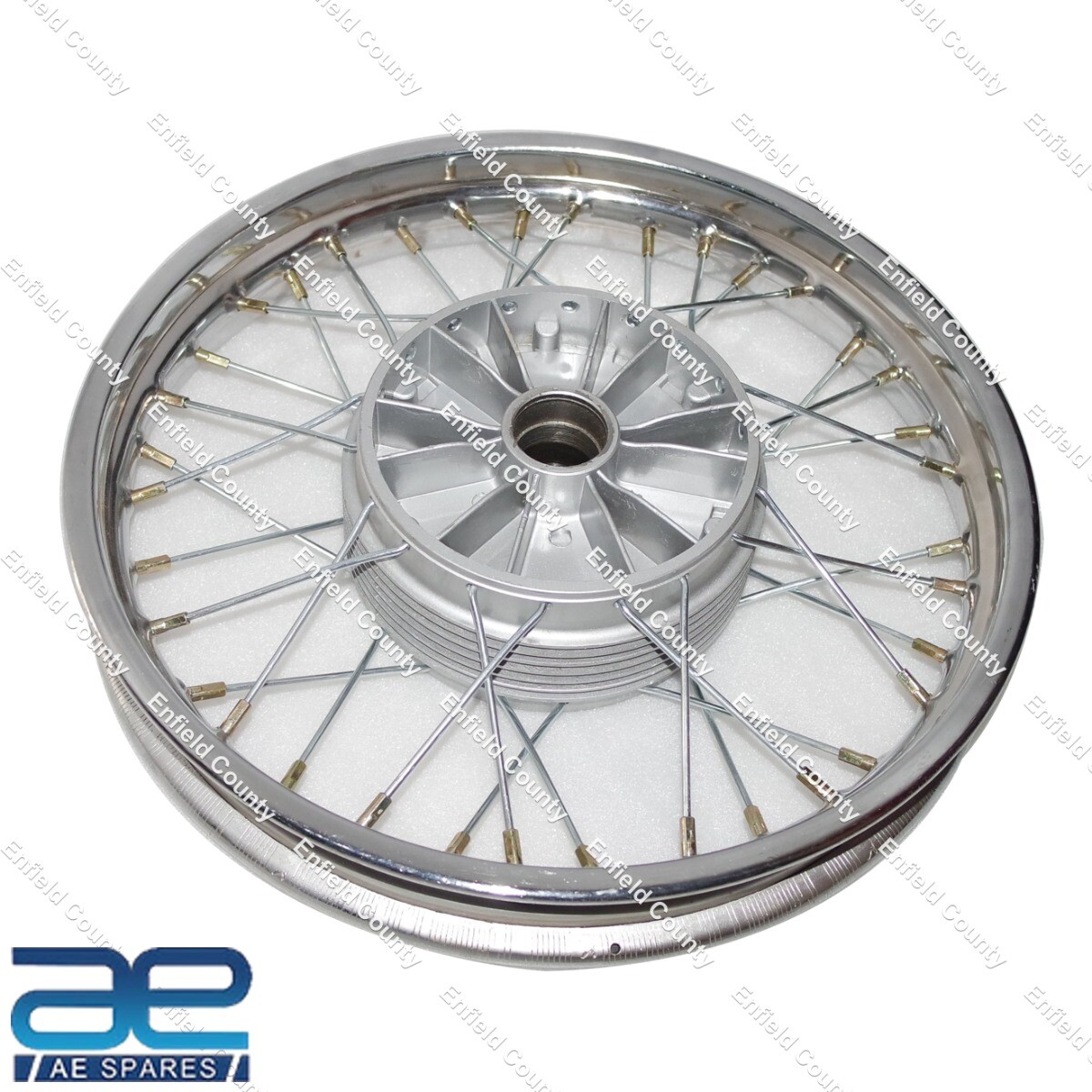 Complete 16" Wm2 Jawa 250 350 Cw 36 Holes Wheel Rim Chrome Plated With Spoke 