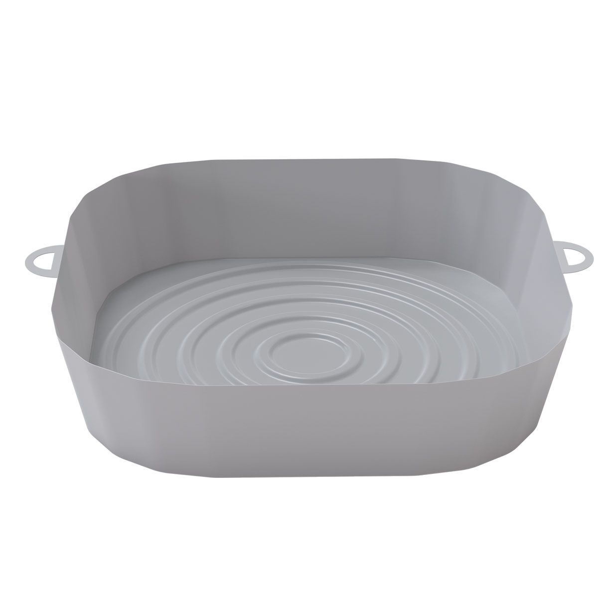 2pcs Air Fryer Silicone Pot Basket Non-Stick Safe Oven Baking Tray Accessories