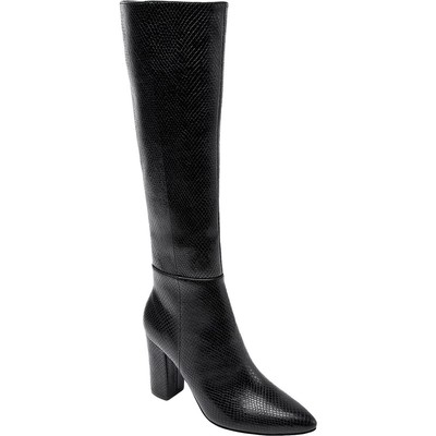 Женские черные сапоги до колена JANE AND THE SHOE 7.5 Medium (B,M) BHFO 1138