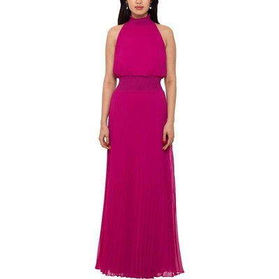 

Xscape Женское фиолетовое плиссированное вечернее платье макси  BHFO 0487, Orchid