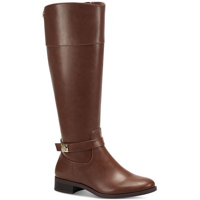 Женские сапоги до колена на блочном каблуке Johannes Charter Club Womens BHFO 7478