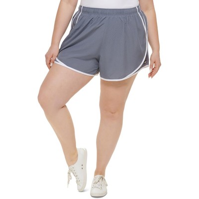 Женские серые шорты для фитнеса Calvin Klein Performance Athletic Plus 1X BHFO 8529