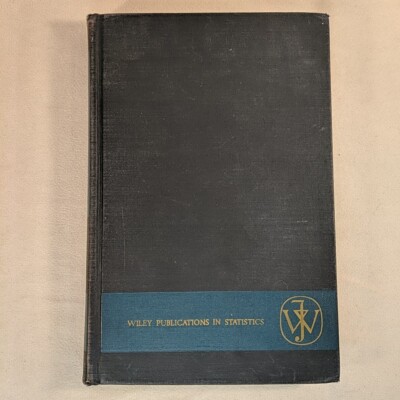 Elementary Statistics Paul Hoel Wiley Pub. in Applied Hardcover Book 1963 5th