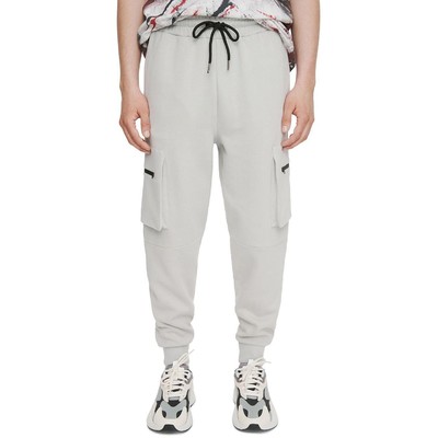 

Eleven Paris Mens Grey Comfy Cozy Loungewear Jogger Pants  BHFO 4902, Dawn grey