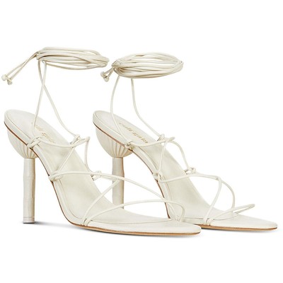 Культовые женские туфли-лодочки Soleil из белой кожи Cult Gaia, размер 38, средний (B,M) 6,5 BHFO 1929