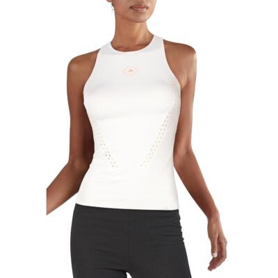 Женская майка для йоги Adidas Stella McCartney Truepur White Athletic S BHFO 7849
