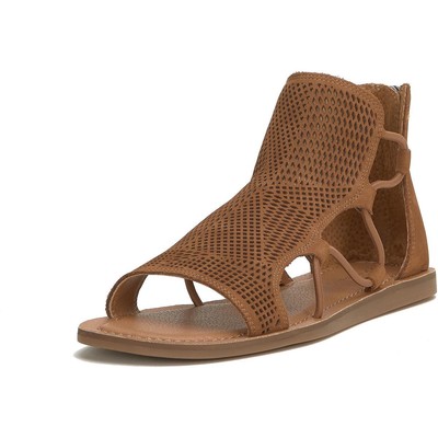 Lucky Brand Womens Bartega Leather Cushioned Footbed Flat Shoes Shoes BHFO 9442