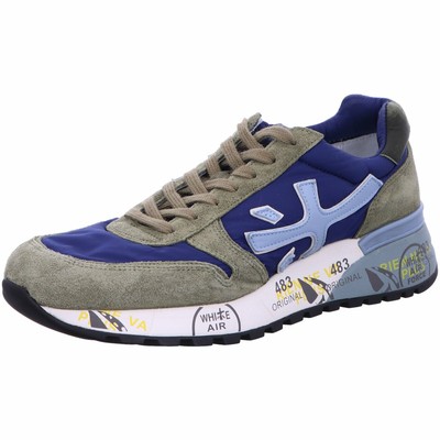 Besten Online Shop Premiata Herren Sneaker White Fabric Besten Online Shop Premiata Herren Sneaker White Fabric