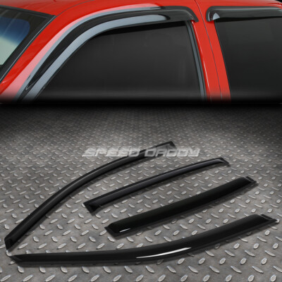 ДЛЯ 04-08 CHEVY MALIBU 4DR ДЫМЧАТЫЙ ТОНИРОВАННЫЙ КОЗЫРЕК ДЛЯ ЗАЩИТЫ ОТ СОЛНЦА, ВЕТРА и ДОЖДЯ