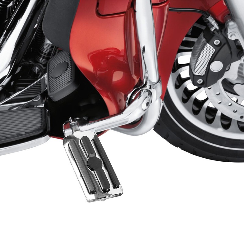 Short Angled Highway Pegs,Adjustable Highway Foot Pegs Foot Rest For Harley Davidson Touring Electra Road King Street Glide With 1.25 Engine Guard