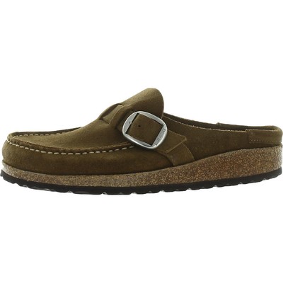 

Женские коричневые замшевые сабо Birkenstock Buckley 38, средний (B,M) BHFO 6741, Коричневый, Buckley