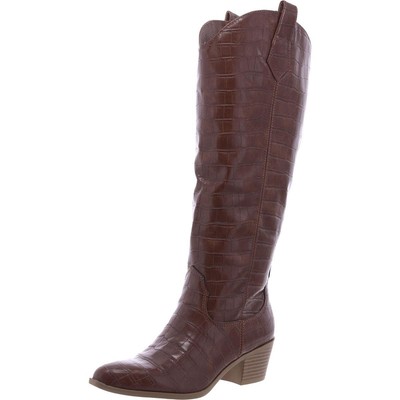 Женские ковбойские сапоги Sun + Stone Dollyy Brown, Вестерн, 5.5 среднего размера (B,M) BHFO 3409