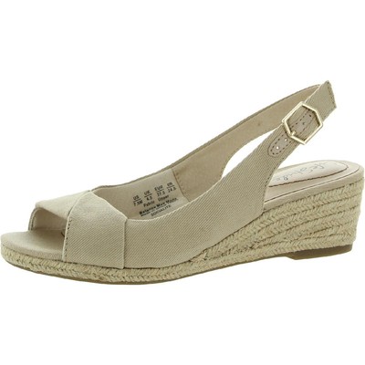 

Женские сандалии LifeStride Socialite Taupe Slingback 11 Medium (B,M) BHFO 5131, Taupe canvas