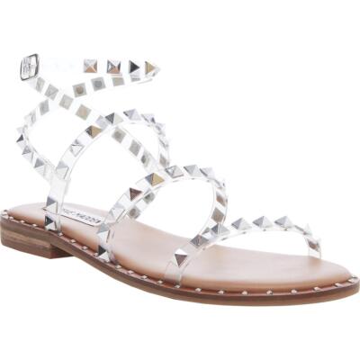 Женские сандалии на плоской подошве с ремешком на щиколотке Steve Madden Travel BHFO 4496