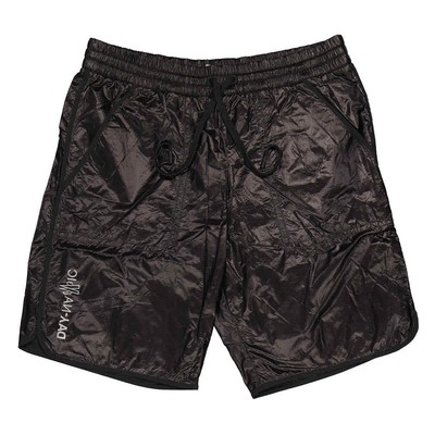 Pre-owned Moncler Men's Black Grenoble Drawstring Track Shorts, Size Large