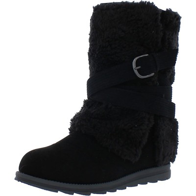 

Женские вязаные зимние и зимние ботинки LUKEES от MUK LUKS Sigrid Nikki BHFO 9256, Fuzzy black, Sigrid Nikki