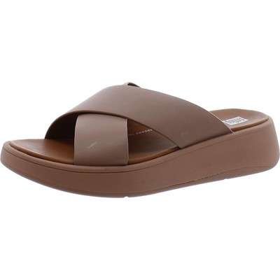 Женские босоножки на плоской подошве Fitflop F-Mode Pink 11 Medium (B,M) BHFO 1131