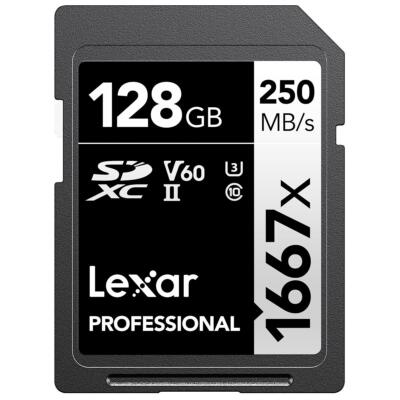 Карта памяти Lexar SILVER Series Professional 1667x 128 ГБ UHS-II SDXC