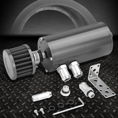 5.5X2.4 АЛЮМИНИЕВЫЙ МАСЛОУЛОВИТЕЛЬ ДЛЯ МОТОРНОГО МАСЛА ЕМКОСТЬЮ 140 МЛ + ВОЗДУШНЫЙ ФИЛЬТР ИЗ ОРУЖЕЙНОГО МЕТАЛЛА