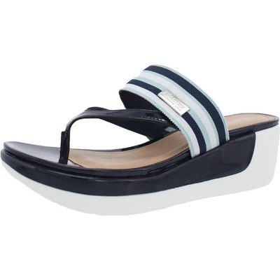 

Женские босоножки на танкетке Kenneth Cole Reaction Pepea Cross 9.5 Medium (B,M) 8408, Sea green