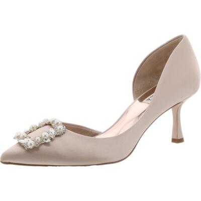 Женские туфли-лодочки-слипоны Badgley Mischka, украшенные атласом Fabia, BHFO 4072