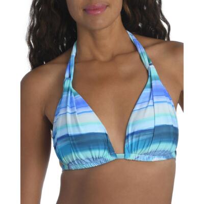 

La Blanca Swimwear Женский синий купальник бикини с принтом  BHFO 5390