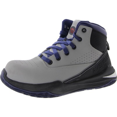 Рабочие и защитные ботинки Avenger Mens Reaction Mid серого цвета 8.5 Medium (D) BHFO 9261