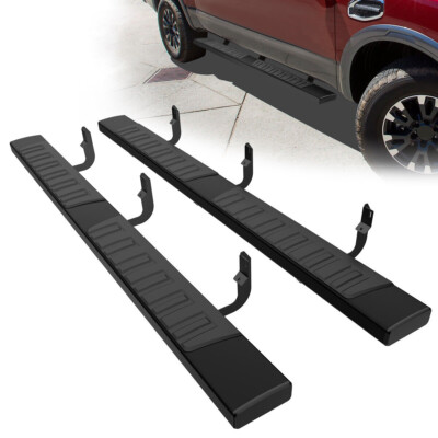 For 2004-2023 Nissan Titan Crew Cab 6'' Running Boards Nerf Bars Side Steps DE