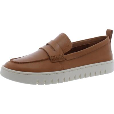 Женские мокасины Vionic из коричневой кожи в центре города шириной 6,5 см (C, D, W) BHFO 5554