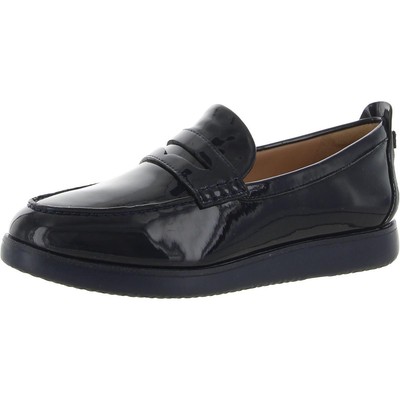 

Женские темно-синие лакированные лоферы Cole Haan Tolly 6,5 средний (B,M) BHFO 3880, Navy patent, Tolly