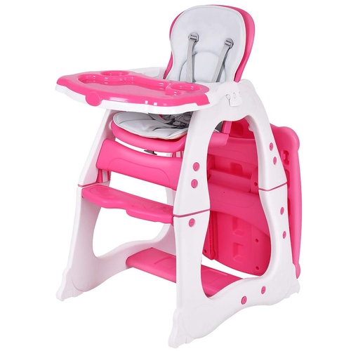 , 3 In 1 Infant Table And Chair Set, Convertible Booster Sea