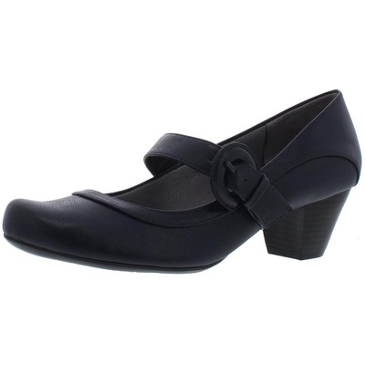 Женские туфли LifeStride Rozz с темно-синим ремешком Mary Jane на каблуке шириной 7 см (C, D, W) BHFO 1923