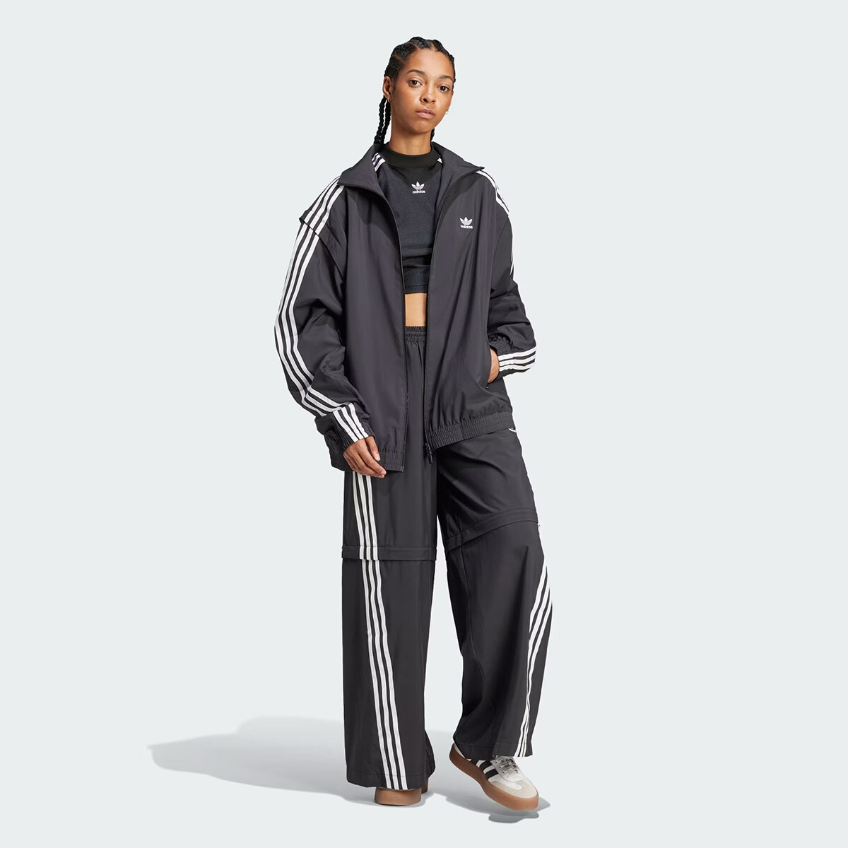 Adidas Originals Womens ADILENIUM 2 OVERSIZE TRACKTOP JACKET