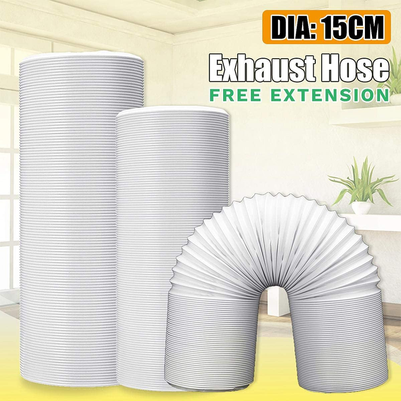 Portable Air Conditioner Hose, 5.9 Inch Diameter 80 Inch Length AC Exhaust Vent