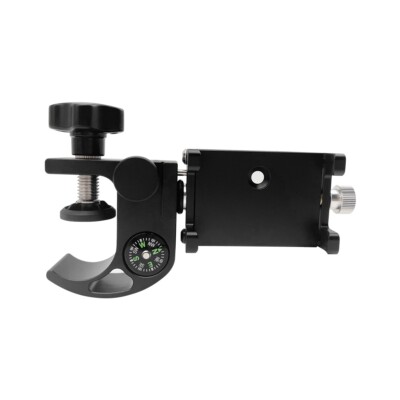 Upgraded Pole Clamp & Compass Holder Bracket Cradle For Phone Data Collector GPS