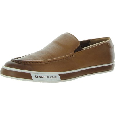 

Kenneth Cole New York Мужские кожаные комфортные туфли без шнурков без шнурков BHFO 3489, Cognac, KMF1038TB