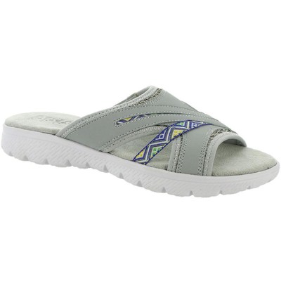 

Женские спортивные сандалии без шнуровки Array серого цвета гуавы, ширина 8 (C, D, W) BHFO 5962, Grey/white