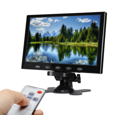 US Portable 7'' Small HDMI LCD Monitor w/Speaker for PC/TV/Security System VGA