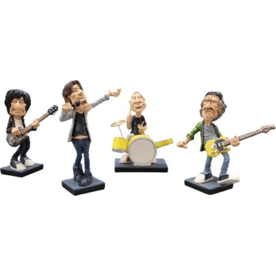 Funny Life - 4er Set Rockstars Ron, Mick, Keith & Charlie von der größten Rockba